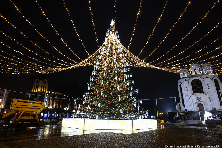 Конусу конец: как выглядит центр Калининграда с новой ёлкой (фото)