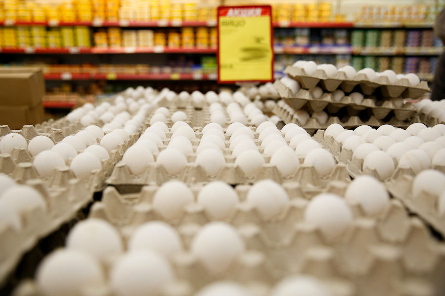 На границе «застряли» 213 тыс штук куриного яйца