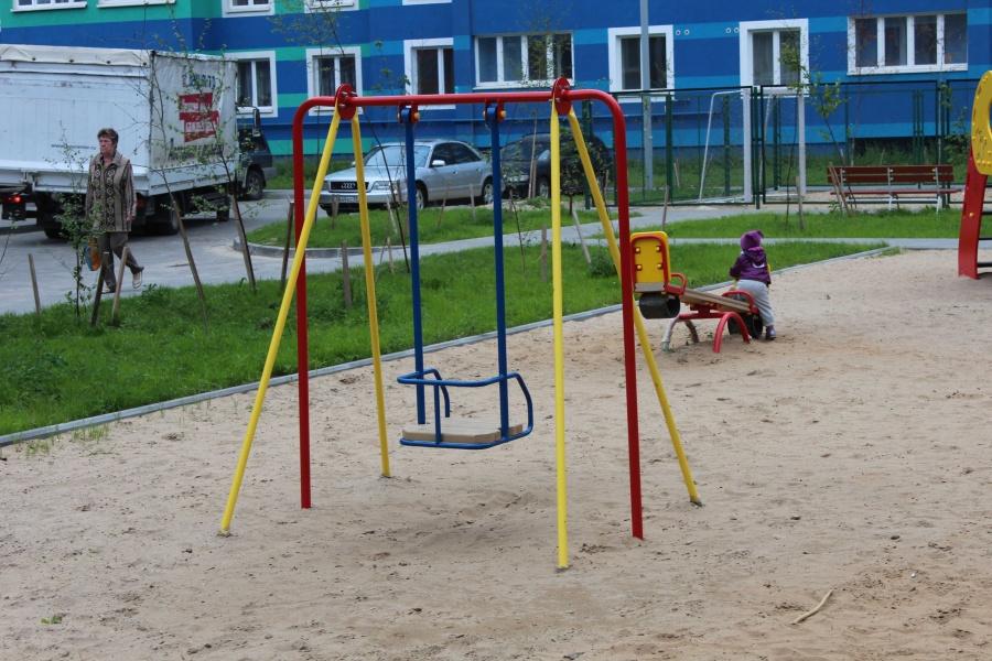 Новая детская площадка во дворе дома №4 ЖК «Балтийская радуга»