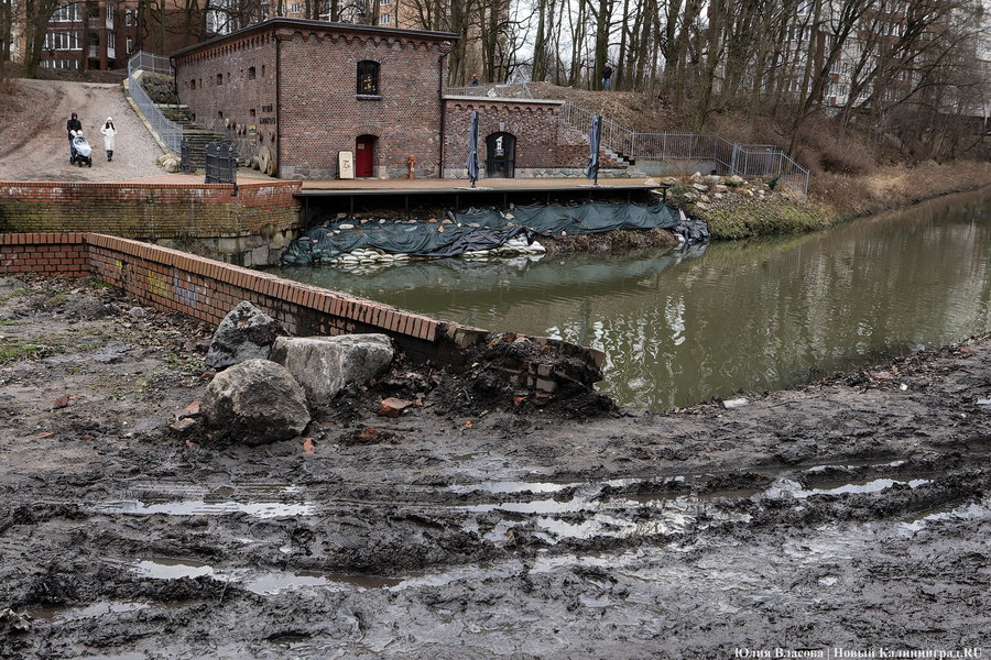 Непролазная грязь: как выглядит берег Литовского ручья в ожидании реновации (фото)