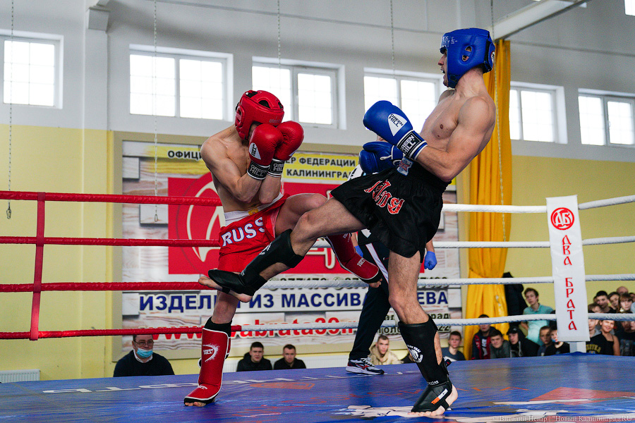 «Ударный» день: в Калининграде прошел чемпионат области по кикбоксингу