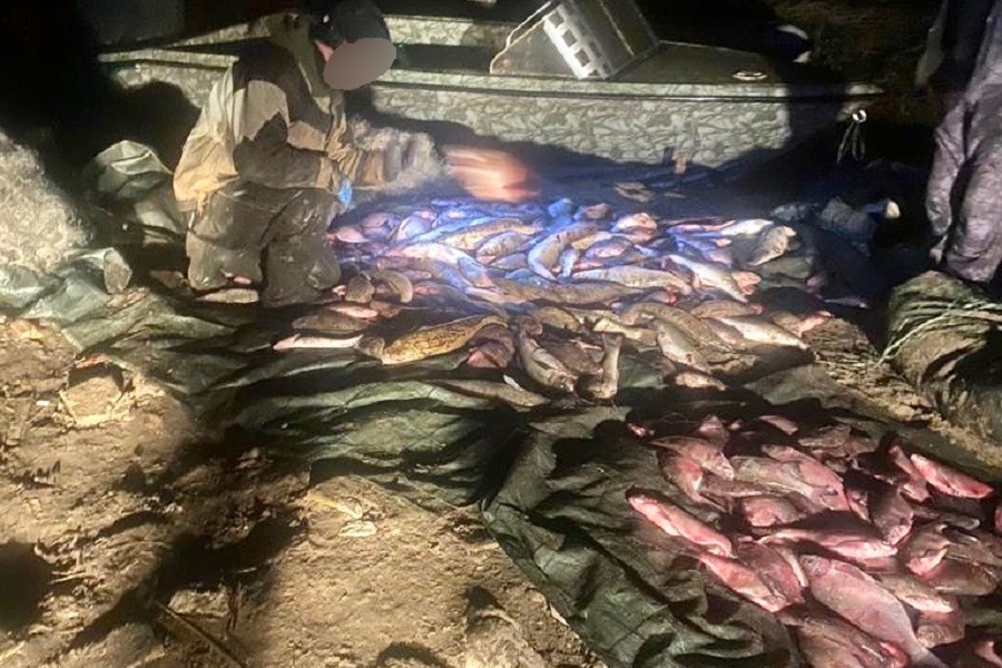 В Гурьевском районе задержали браконьера с крупным уловом (фото)