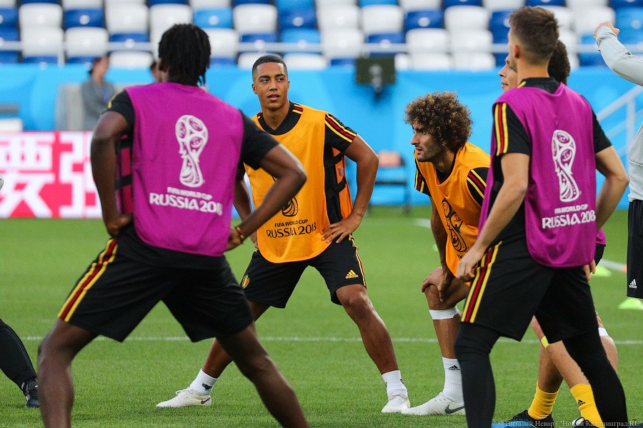 Кто из них не выйдет на поле?: предматчевая тренировка сборной Бельгии (фото)