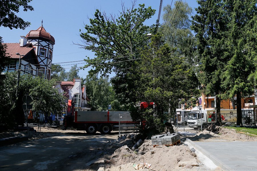 Курорт наизнанку: в Светлогорске наступил разгар ремонтного сезона