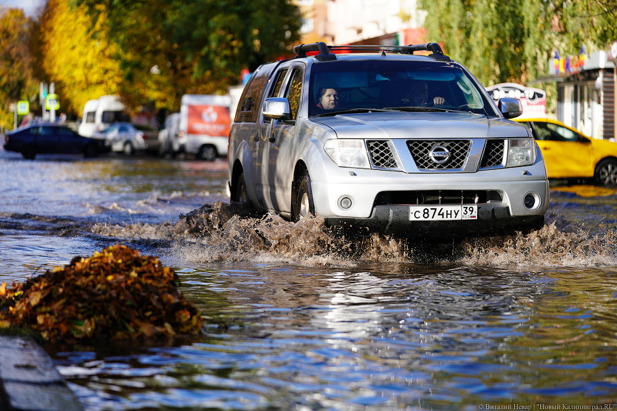Другой берег улицы: Калининград затопило после шторма (да, опять)