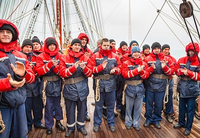 В День всех влюбленных на борту барка «Седов» состоялась свадьба  (+фото)