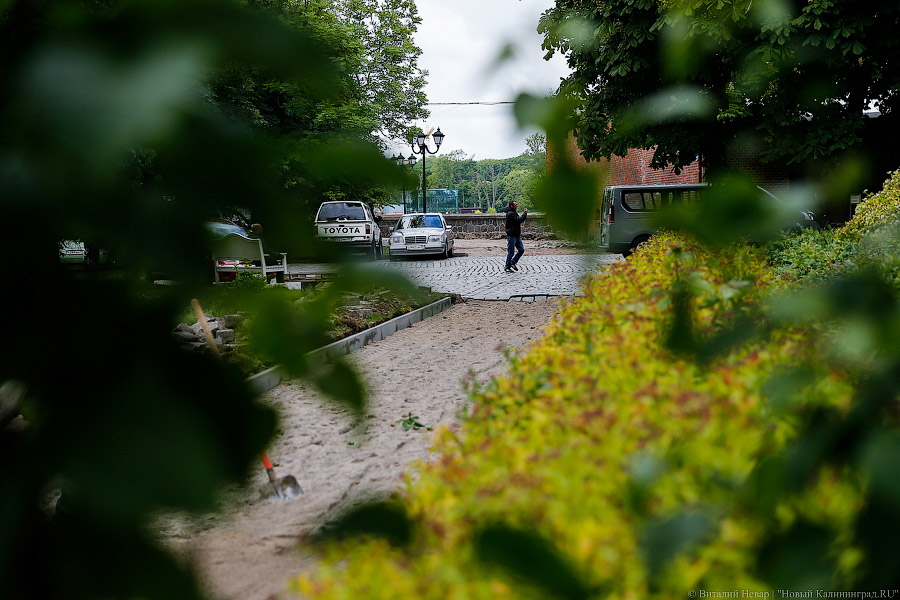 Ярошук: территорию у Музея янтаря решено полностью выложить из брусчатки