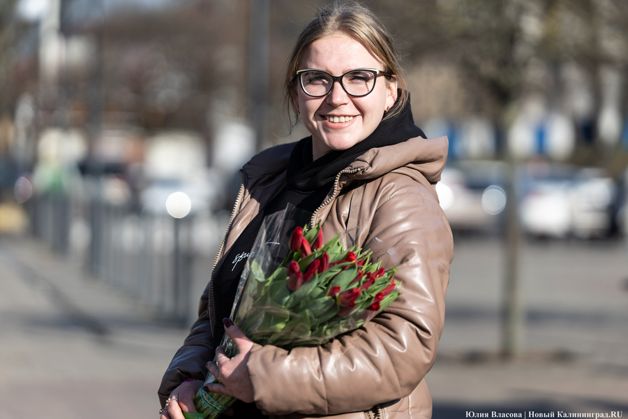 Кругом мимозы и тюльпаны: как выглядят улицы Калининграда 8 марта (фото)