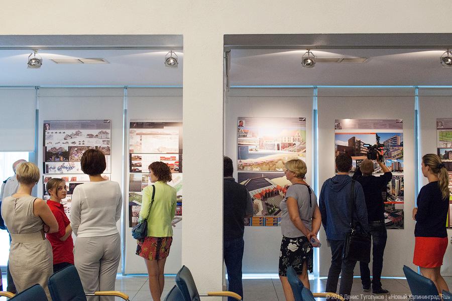 Строители будущего: в Калининграде открылась выставка работ молодых архитекторов