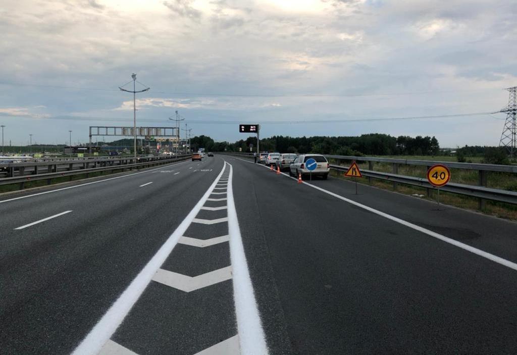 На Приморском кольце «Форд» врезался в «Шкоду»: двое пострадавших