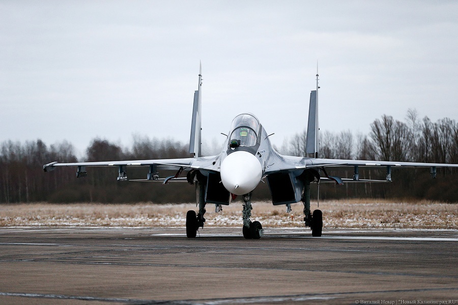 Морская авиация Балтийского флота получила еще два истребителя Су-30 СМ