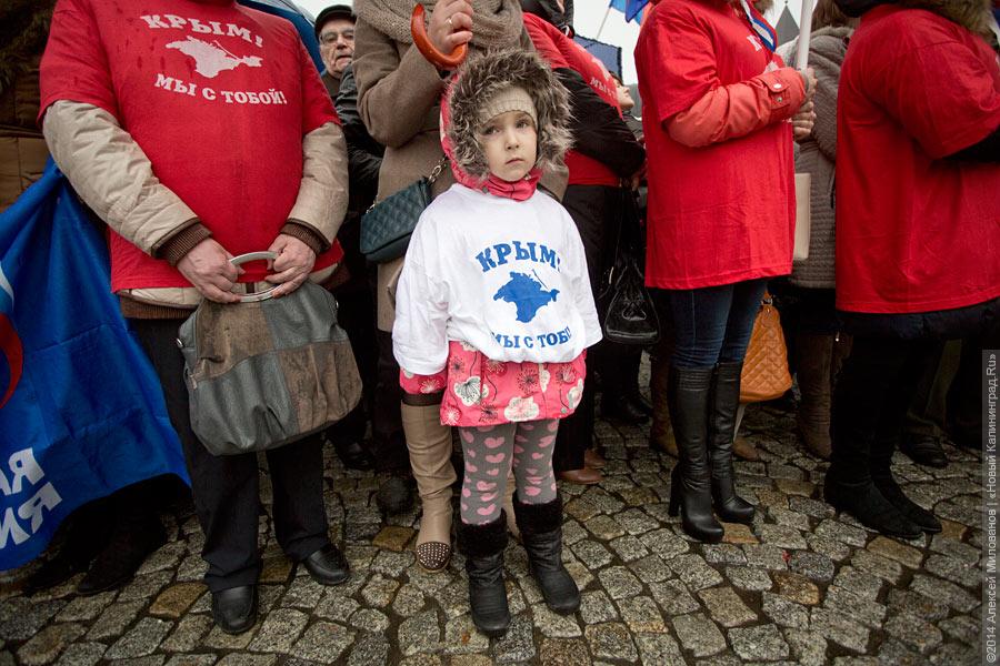 Под флагом СССР: как в Калининграде поддержали вступление Крыма в состав РФ