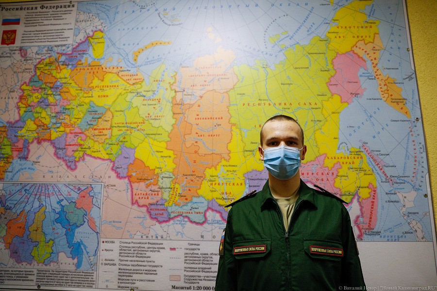 Масочный призыв: Балтфлот отправил первую команду новобранцев в воинские части