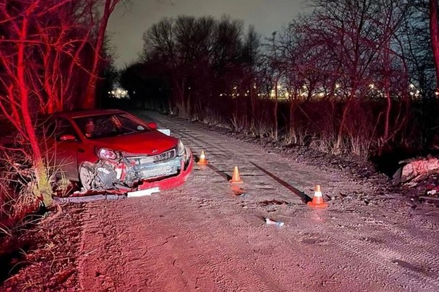 Под Малым Васильково пьяная женщина без прав дважды врезалась в деревья