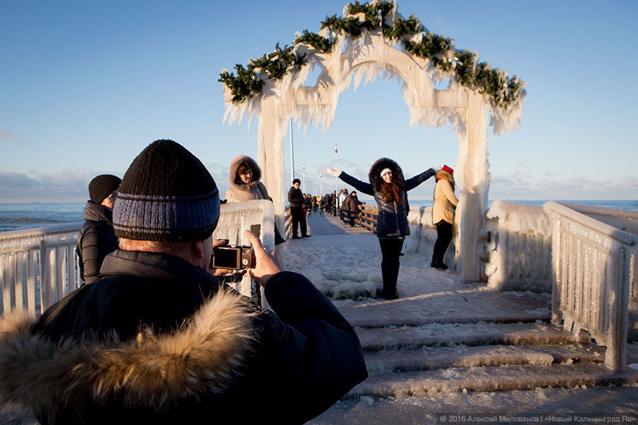 Сцены у моря: как выглядит променад в Зеленоградске после шторма