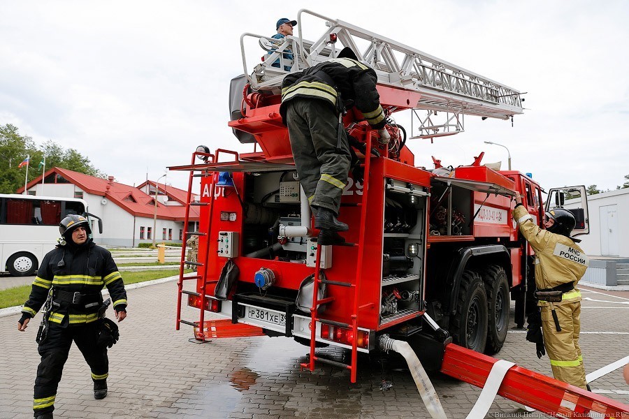 Облвласти выделяют 100 млн рублей на строительство пожарной части в Янтарном