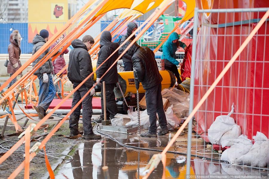 Летающий цирк: последствия урагана в Калининграде (фото)