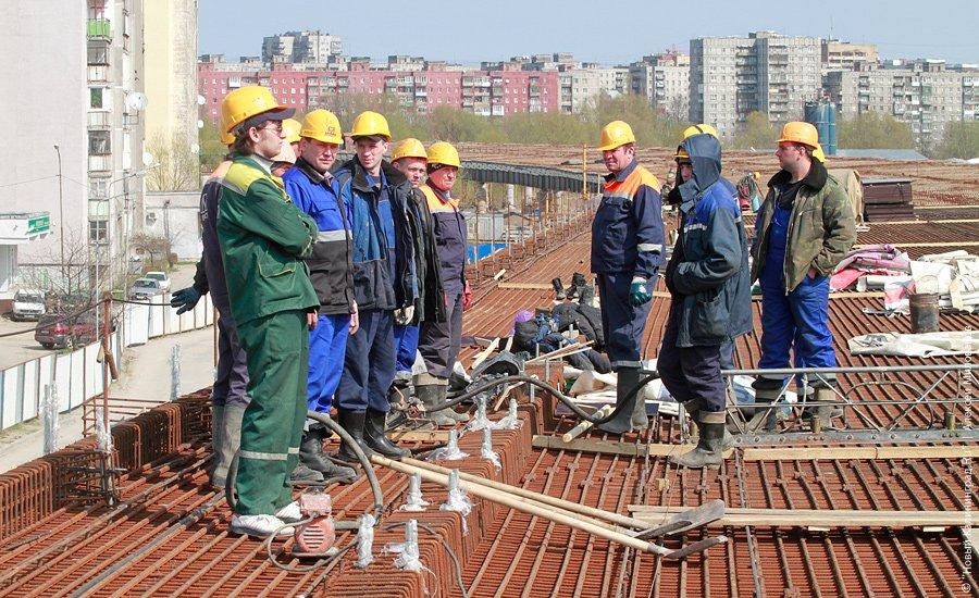 "Первый бетон на второй эстакаде": фоторепортаж "Нового Калининграда.Ru"