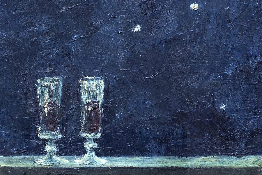 Иллюстрация: фрагмент картины Максима Митлянского «Тайная встреча» из коллекции Калининградского музея изобразительных искусств