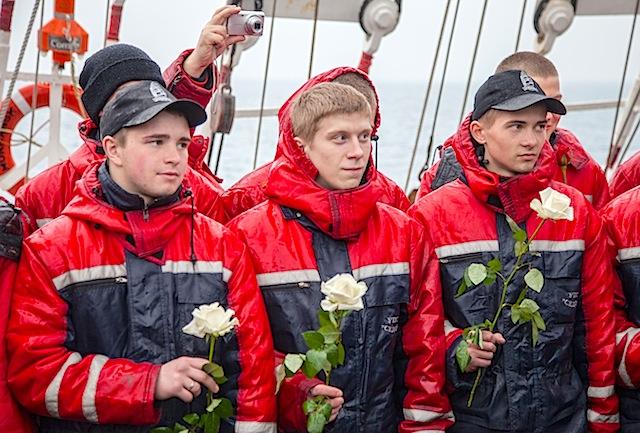 В День всех влюбленных на борту барка «Седов» состоялась свадьба  (+фото)
