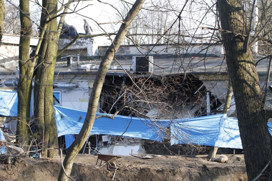 Обрушилась стена входа в зоопарк, собственник объекта говорит о реконструкции (+фото)