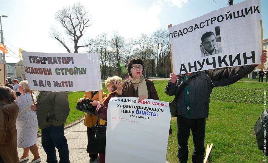 "Педозастройщики и пни во власти": фоторепортаж "Нового Калининграда.Ru"