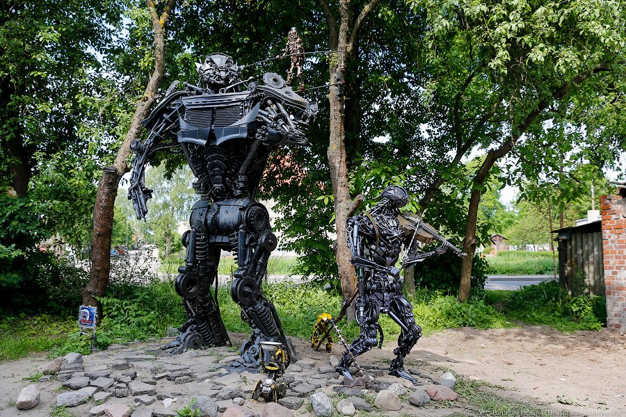 Смотришь на деталь и видишь хвост: житель Гвардейска создаёт трансформеров