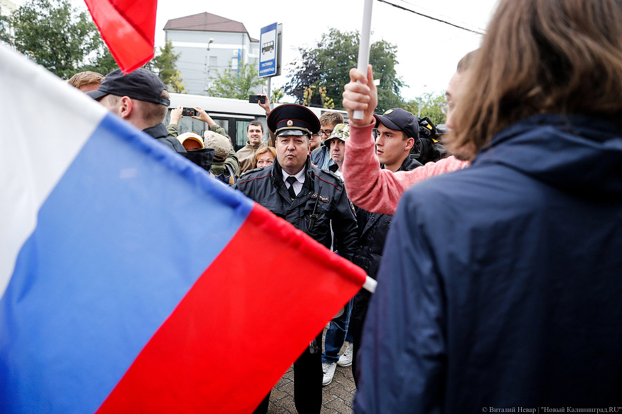 У полиции нет данных о числе задержанных сторонников Навального в Калининграде