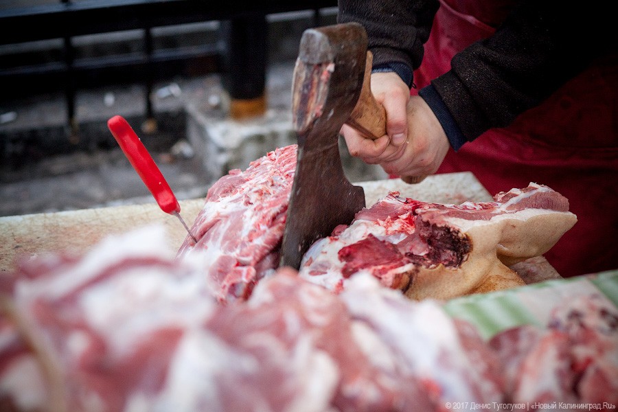 Калининградская область оказалась в числе регионов с наибольшим ростом цен на свинину