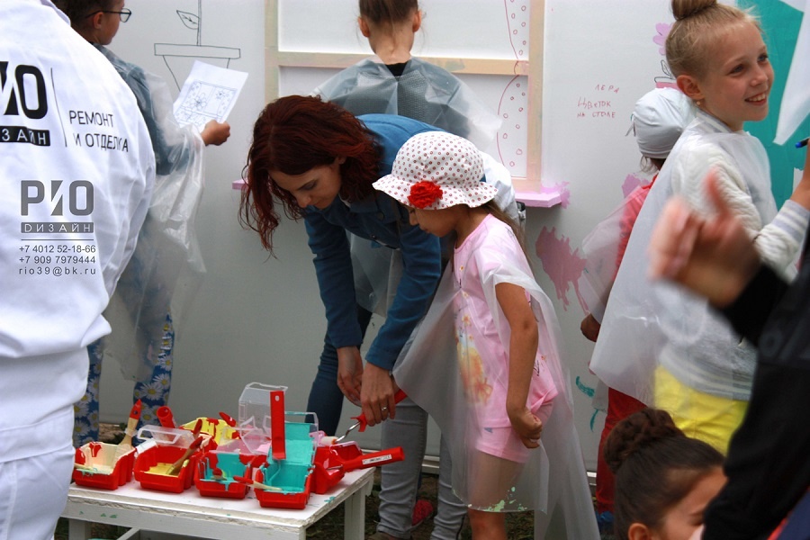 Дети Калининграда освоили новую профессию дизайнера интерьера!