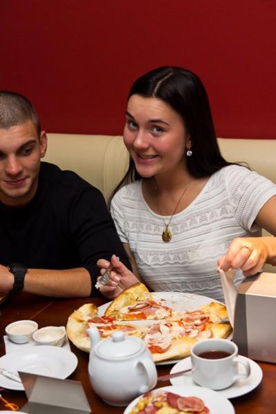 Торжественное открытие новой пиццерии «Дон Ченто» на Красной!