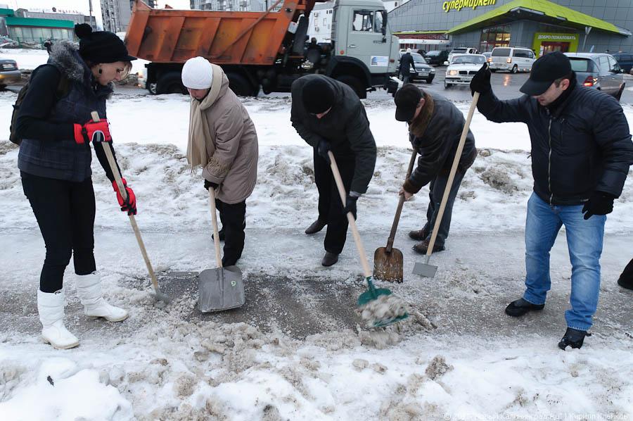 "В руки - лопаты-2": фоторепортаж "Нового Калининграда.Ru"