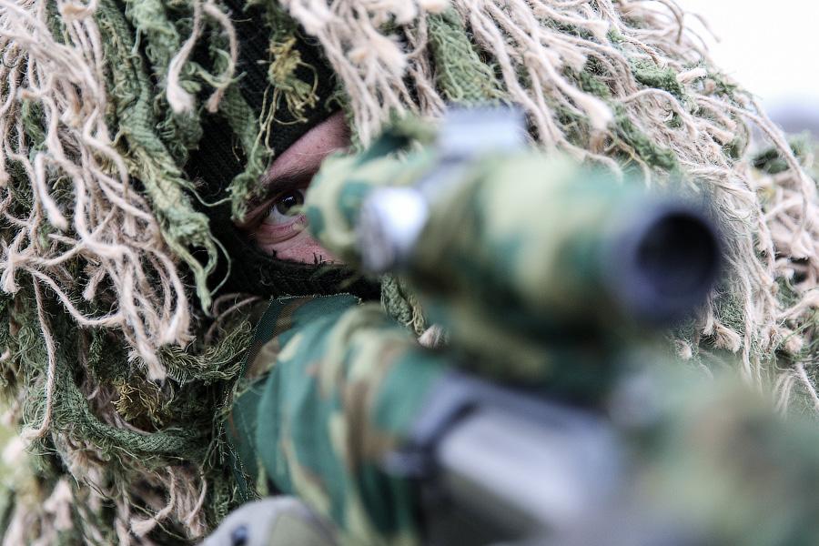 «Огонь!»: боевая подготовка морпехов в Хмелёвке (фото)