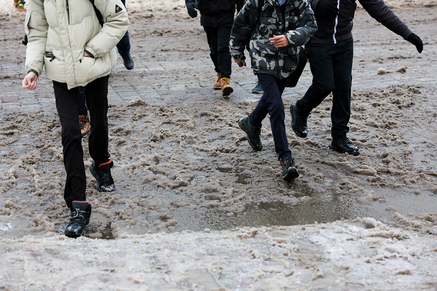 Хаос под белым покрывалом: как выглядит утонувший в снегу Калининград (фото)