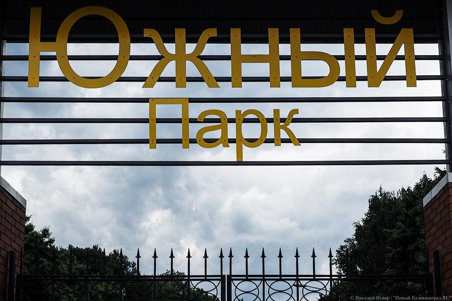 Срок окончания благоустройства Южного парка сдвинули на месяц вперед