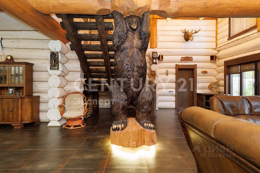 Дом из хакасского высокогорного кедра, иллюстрация — скриншот с сайта kaliningrad.cian.ru