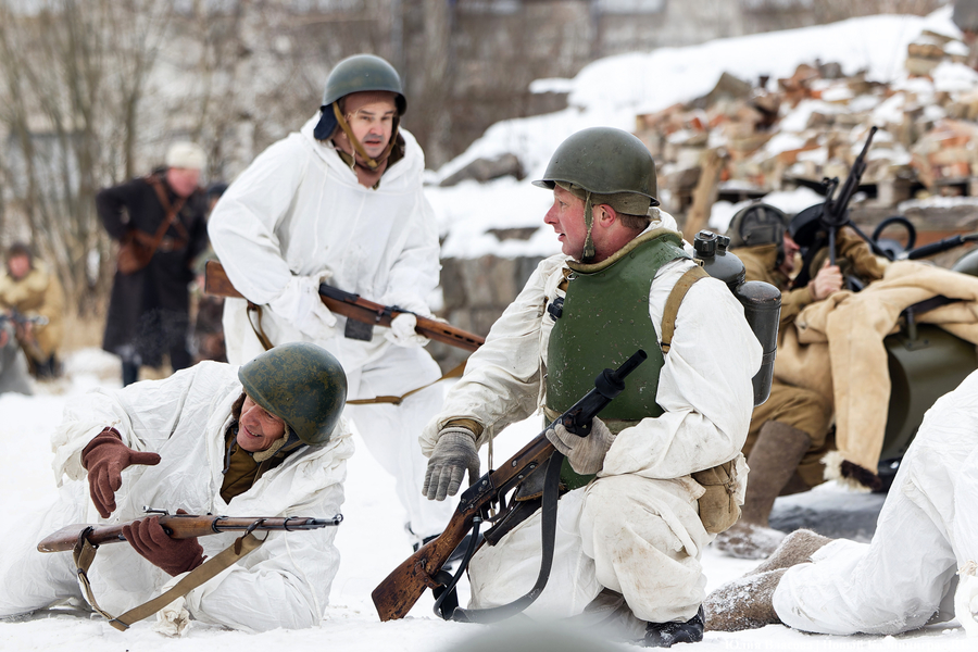 Ключ от железных ворот Кёнигсберга: как прошла реконструкция штурма Лабиау (фото)