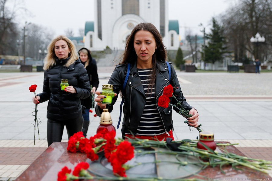 «Калининград-Санкт-Петербург»: в городе прошла акция памяти погибших в метро