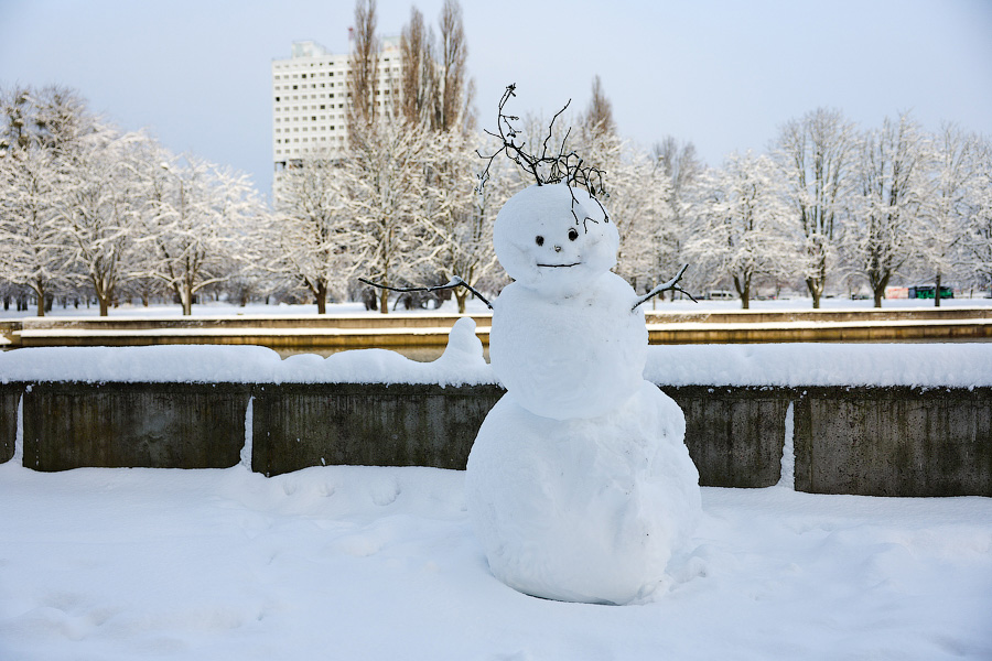 Хаос под белым покрывалом: как выглядит утонувший в снегу Калининград (фото)