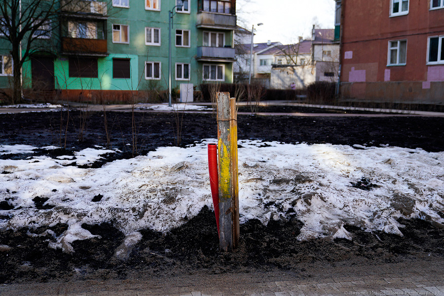 Как выглядит обновленная пешеходная зона на улице Рокоссовского без снега (фото)