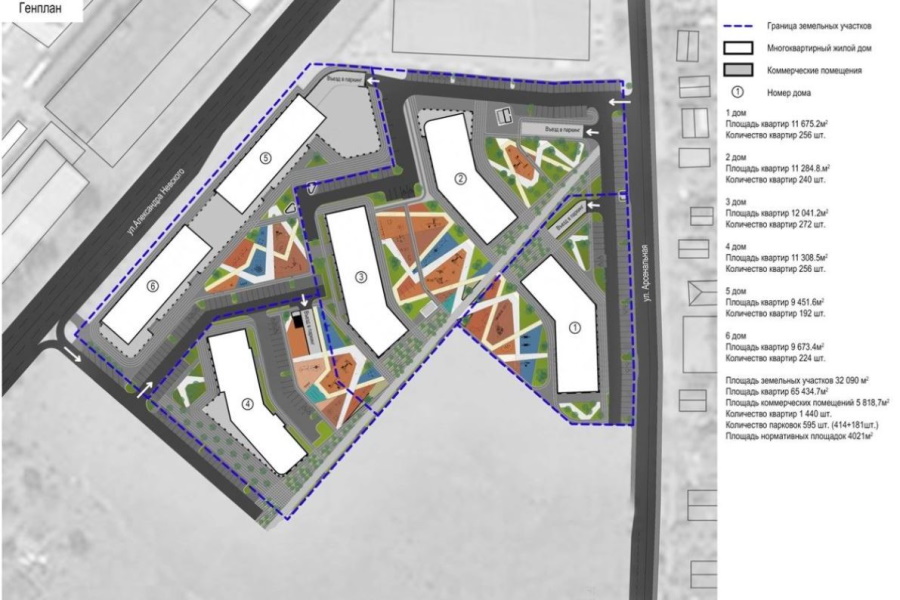Между ул. Невского и Арсенальной хотят построить шесть 17-этажных домов (фото)