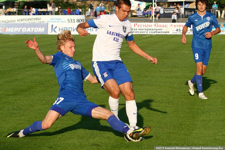 Очередное поражение: «Балтика» проиграла «Ротору» со счётом 0:2