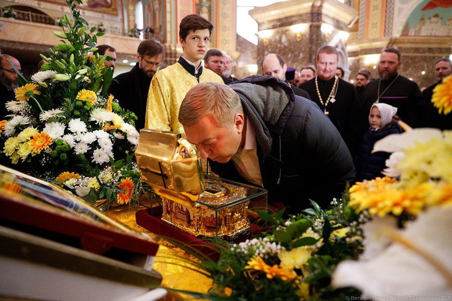 Патриарх и пробки: в Калининград прибыли глава РПЦ и мощи святителя Луки (фото)