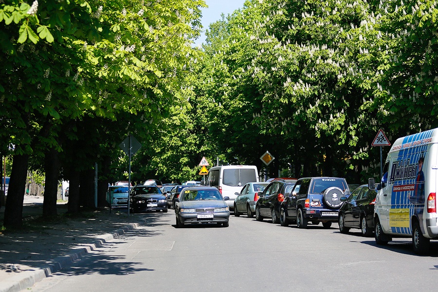 Аварии в районе двухъярусного моста в Калининграде стали причиной пробки в 7 км