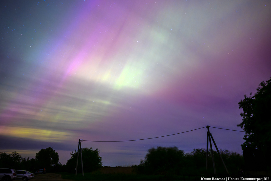 Дар Солнца: северное сияние над Калининградской областью (фото)