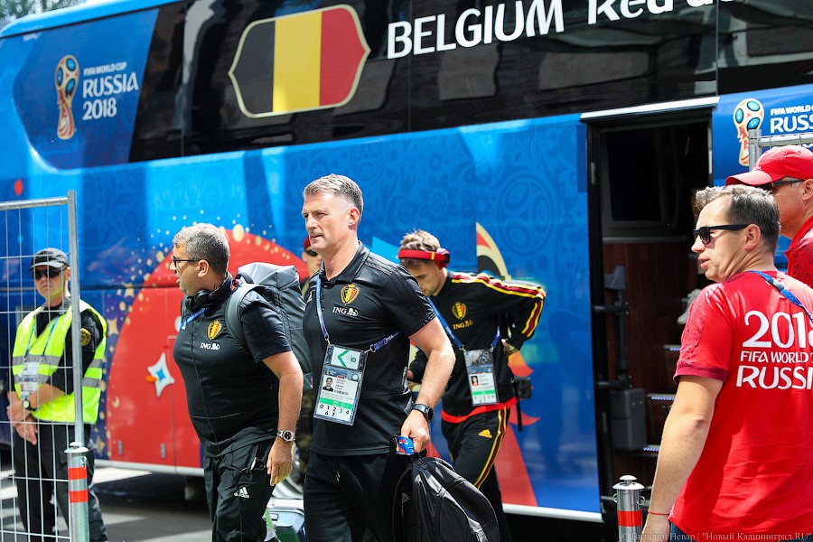 Компани, де Брёйне, Феллайни и тот самый Анри: сборная Бельгии в городе (фото)