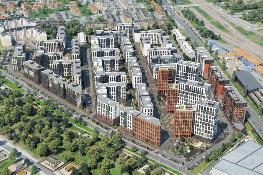 Изображение из презентации застройщика на градостроительном совете