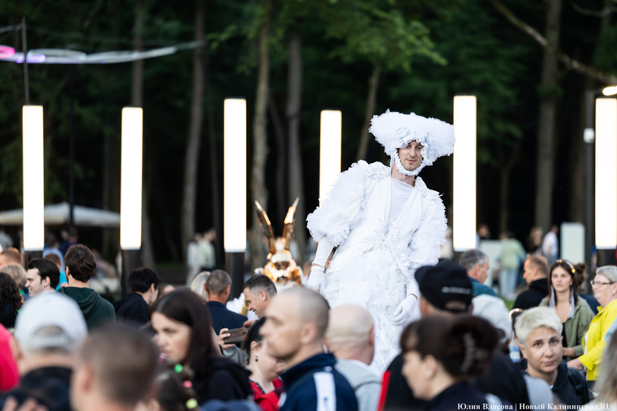 Яркая точка притяжения: как в Гурьевске открывали «Парк света» (фото)