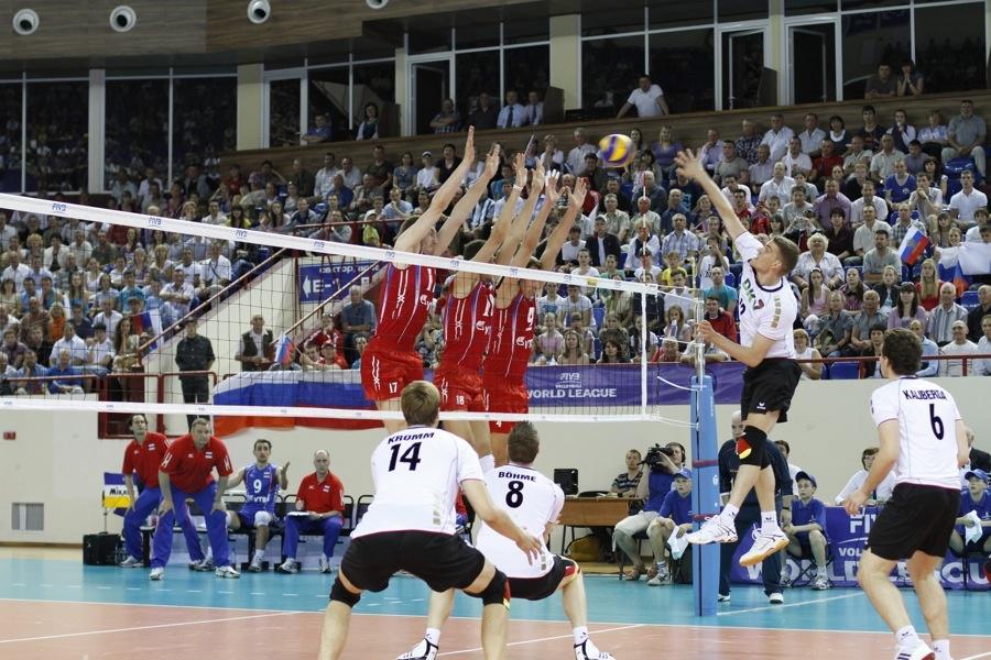 3 июня 2011 года: игра Мировой Лиги по волейболу между командами России и Германии