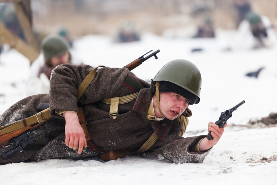 Ключ от железных ворот Кёнигсберга: как прошла реконструкция штурма Лабиау (фото)